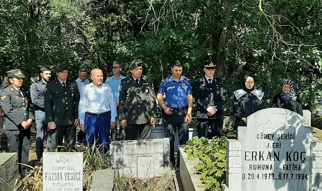 ŞEHİDİMİZ DUALARLA ANILDI