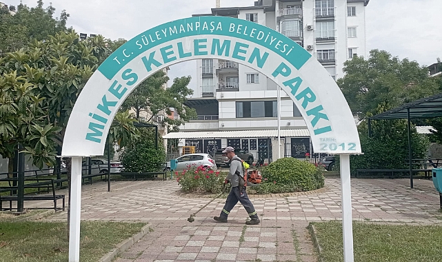 Süleymanpaşa Belediyesi şehrin her yerinde durmaksızın çalışıyor