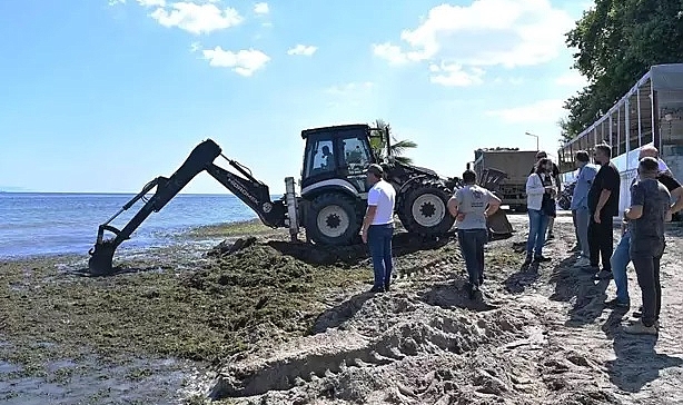 Süleymanpaşa'nın Değirmenaltı sahilinde temizlik çalışmaları başladı