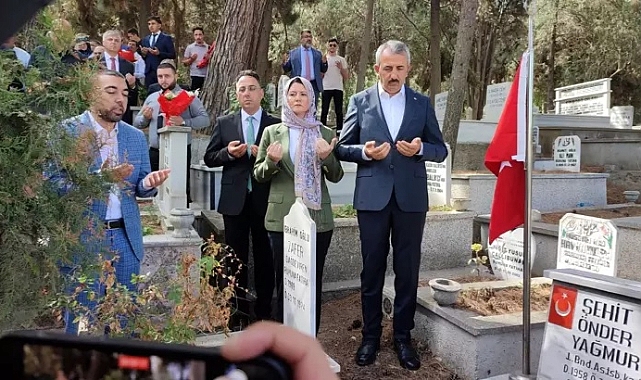 TRAKYA'DA 15 TEMMUZ DEMOKRASİ VE MİLLİ BİRLİK GÜNÜ'NDE ŞEHİT KABİRLERİ ZİYARET EDİLDİ