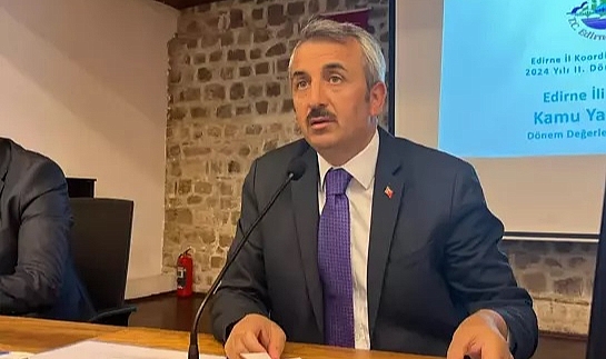 Vali Sezer: Edirne'de en çok harcama ulaştırma ve haberleşmede gerçekleşti