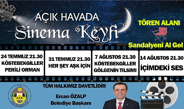 AÇIK HAVADA SİNEMA KEYFİ