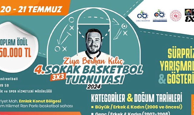 ZBK SOKAK BASKETBOL TURNUVASI FIBA 3X3 İMZASIYLA GERÇEKLEŞTİRİLECEK