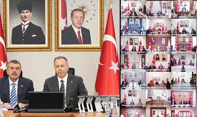 BAKAN TEKİN, YENİ EĞİTİM ÖĞRETİM YILI HAZIRLIKLARI KAPSAMINDA 81 İL VALİSİYLE BULUŞTU
