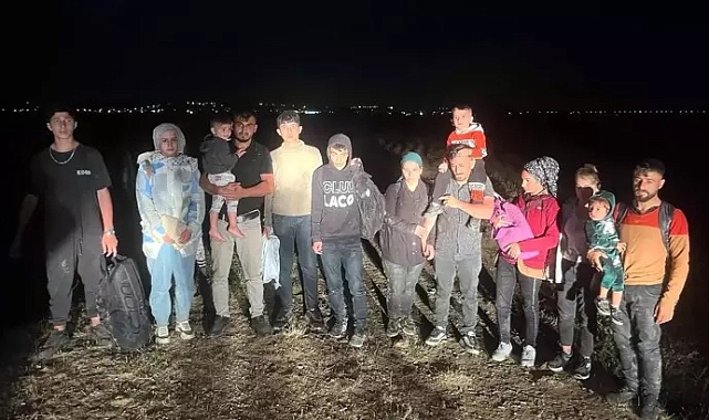 Edirne'de 24 kaçak göçmen yakalandı