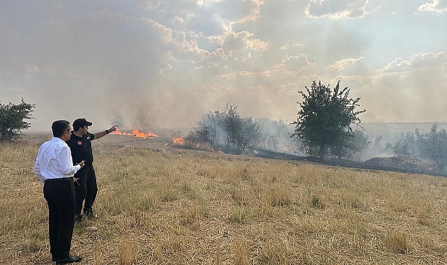 Eriklice Köyü'ndeki Yangın Kontrol Altına Alındı