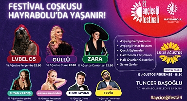 Hayrabolu 32. Ayçiçeği Festivali Başlıyor: Eğlence, Müzik ve Kültür Dolu 4 Gün!