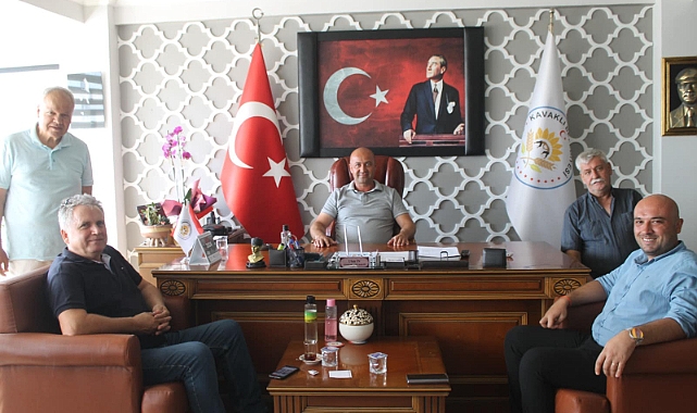 Kavaklı Belediye Başkanı Ufuk İn'e Ünal Başkur'dan Ziyaret