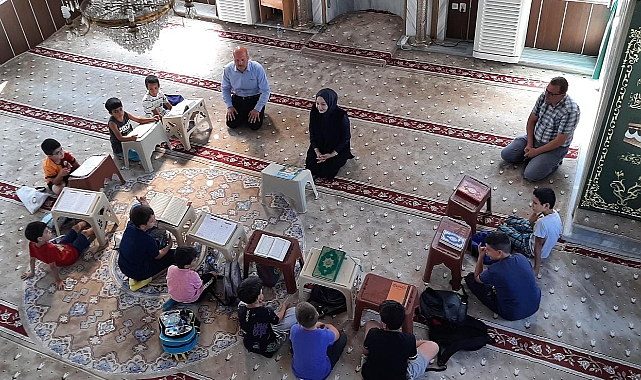 Kaymakam Rabia Naçar Çanakcıoğlu'ndan Yaz Kuran Kurslarına Ziyaret