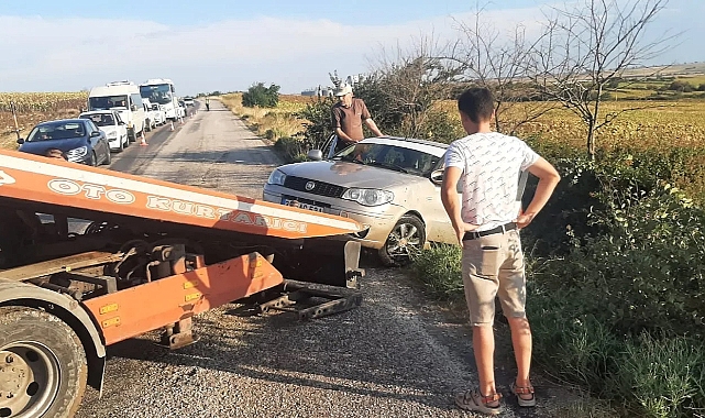 Kaynarca Yolunda Kaygan Zemin Kazası