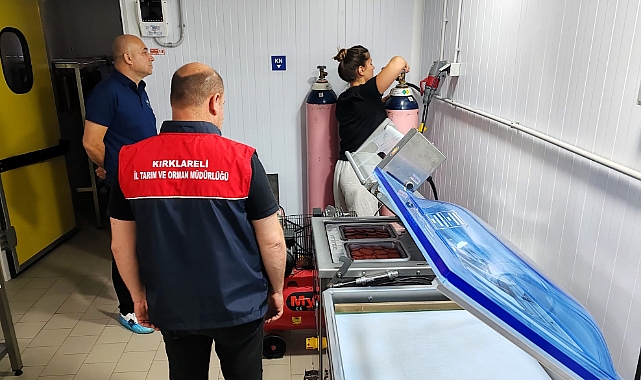 Kırklareli İl Tarım ve Orman Müdürlüğü'nden Et Üretim Tesislerine Ziyaret