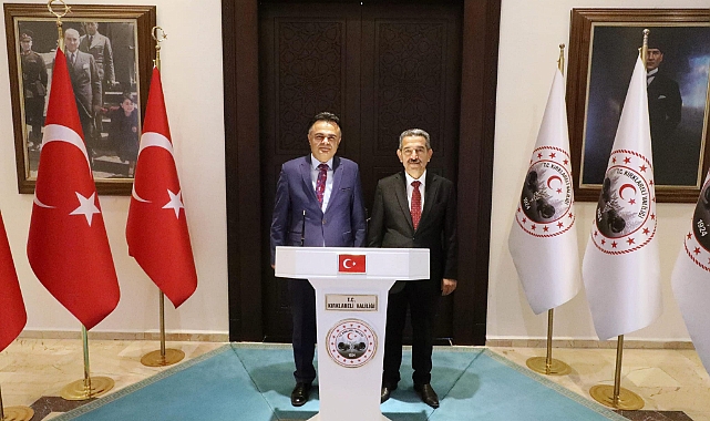 Kırklareli Valisi Birol Ekici, Göç İdaresi Başkanlığı Genel Müdürü Ozan Gazel'i Kabul Etti