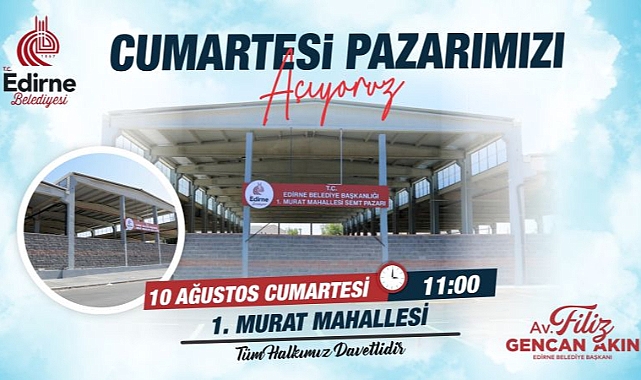 PAZAR YERİ AÇILIŞI İÇİN GERİ SAYIM BAŞLADI