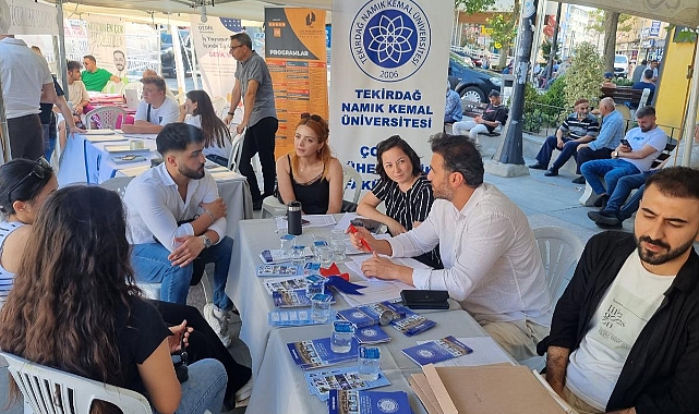 Üniversitemiz Çorlu’da Düzenlenen Tanıtım Günlerine Katıldı