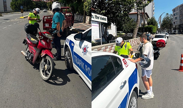 Vize'de Eş Zamanlı Trafik ve Motosiklet Denetimleri Gerçekleştirildi