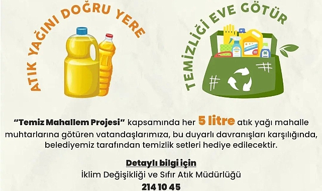 Atık Yağları Toplama Kampanyası