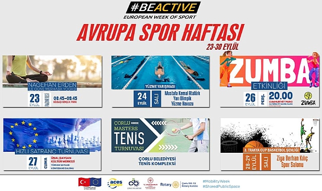 Avrupa Spor Haftası Etkinliklerle Kutlanacak