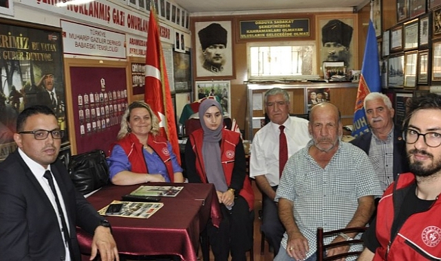 Babaeski Kırk Şehitler Gençlik Merkezi Yetkililerinden 19 Eylül Gaziler Günü’nde Anlamlı Ziyaret