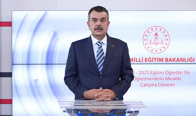 BAKAN TEKİN, MESLEKİ ÇALIŞMA DÖNEMİNDE ÖĞRETMENLERE HİTAP ETTİ