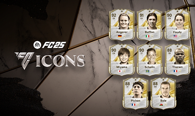 EA SPORTS FC 25’in yeni 8 İKON’U sahnede