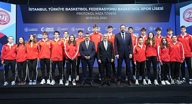 "İSTANBUL TBF BASKETBOL SPOR LİSESİ" PROTOKOLÜ İMZALANDI