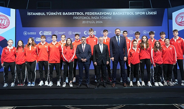 "İSTANBUL TBF BASKETBOL SPOR LİSESİ" PROTOKOLÜ İMZALANDI