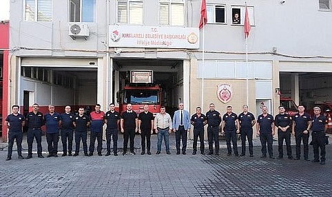 Kırklareli Belediye Başkanı Derya Bulut’tan İtfaiye Haftası’nda Anlamlı Ziyaret