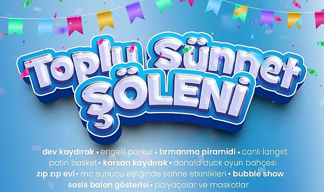 Kırklareli Belediyesi'nden Toplu Sünnet Şöleni ve Balık Ayhan Konseri