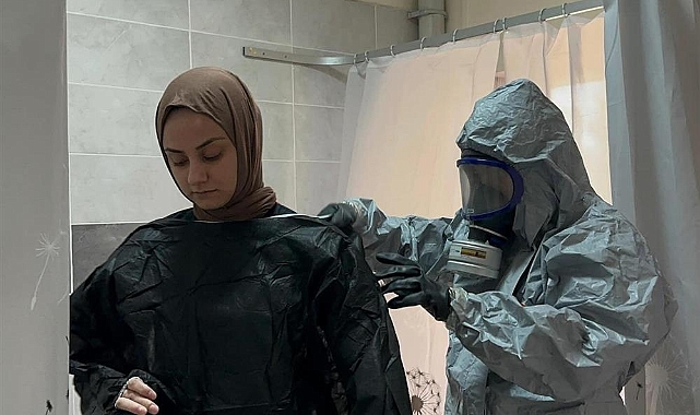 Kırklareli Eğitim ve Araştırma Hastanesi'nde KBRN Tatbikatı Gerçekleştirildi