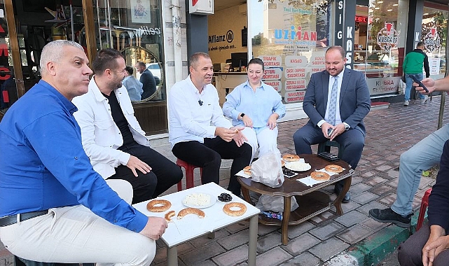 Kırklareli Esnafıyla Sabah Kahvaltısında Buluştu