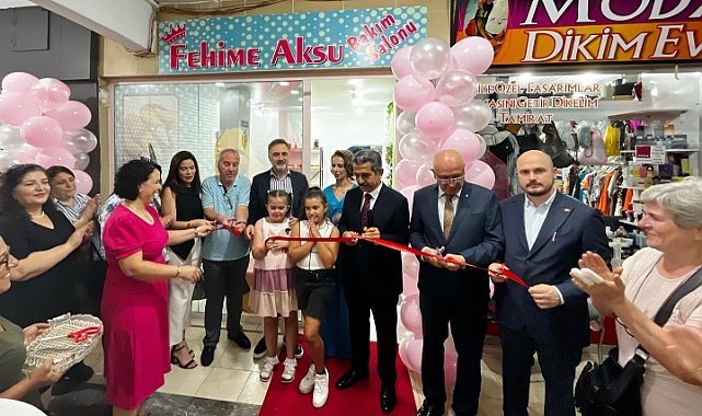 Lüleburgaz’da Fehime Aksu’nun Bayan Bakım Salonu Açıldı