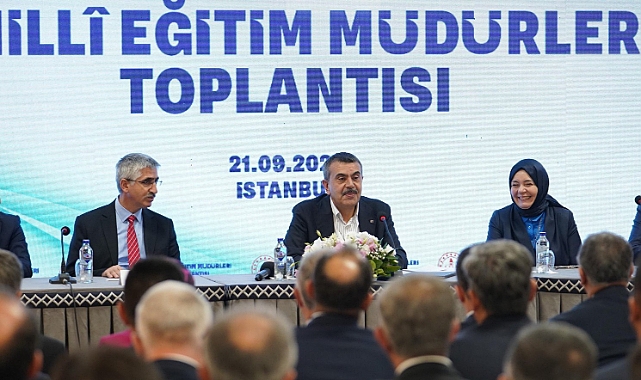 MİLLÎ EĞİTİM BAKANI TEKİN, İL MİLLÎ EĞİTİM MÜDÜRLERİYLE BİR ARAYA GELDİ