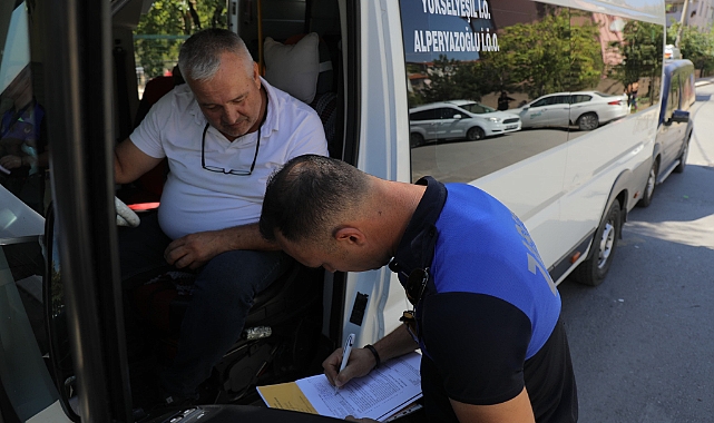OKUL SERVİSLERİ DENETLENİYOR