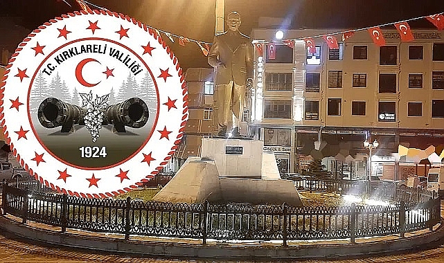 Pınarhisar'da Atatürk Heykeline Saldırı Girişimi