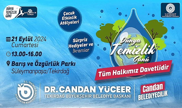 TEKİRDAĞ'DA DÜNYA TEMİZLİK GÜNÜ COŞKUSU