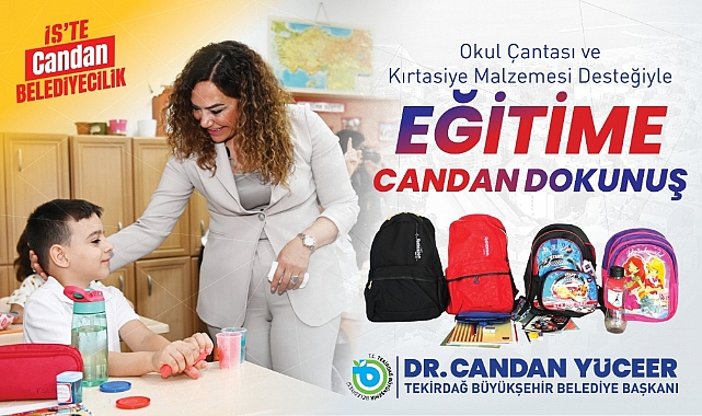 TEKİRDAĞ'DA EĞİTİME "CANDAN" DOKUNUŞ