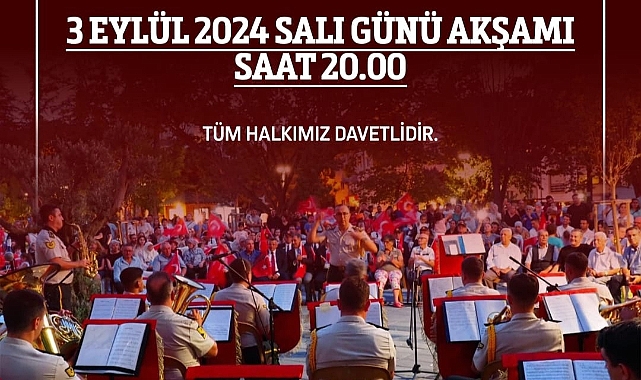Vize Belediyesi'nden Askeri Bando Konseri Daveti