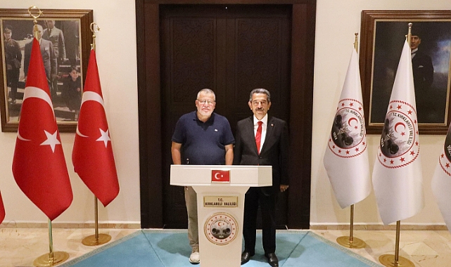 Yargıtay Eski Başkanı İsmail Rüştü Cirit, Kırklareli Valisi Birol Ekici'yi Ziyaret Etti