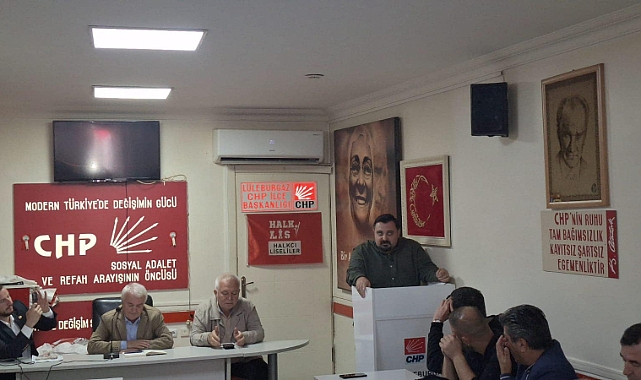CHP Lüleburgaz'da İstifa İddialarına Açıklık Getirildi