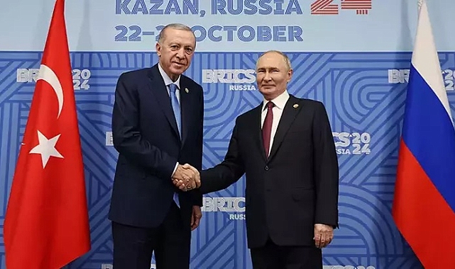 Cumhurbaşkanı Erdoğan, Rusya Devlet Başkanı Putin ile bir araya geldi