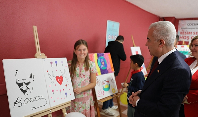 Cumhuriyetin Coşkusunu Sanatla Yaşatan Çocuklar