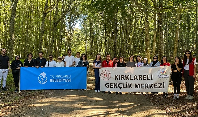Kırklareli Belediyesi ve Gençlik Merkezi'nden Doğa Yürüyüşü Etkinliği