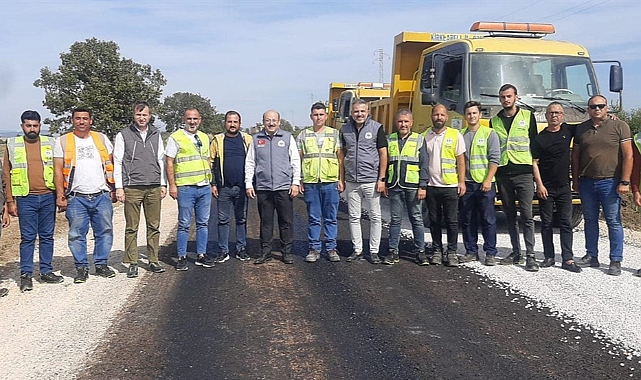 Kırklareli İl Özel İdaresi'nden Köy Yolları Asfalt Çalışmaları