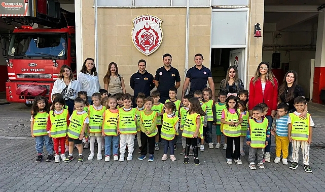 Minik Öğrencilerden Kırklareli İtfaiyesine Anlamlı Ziyaret