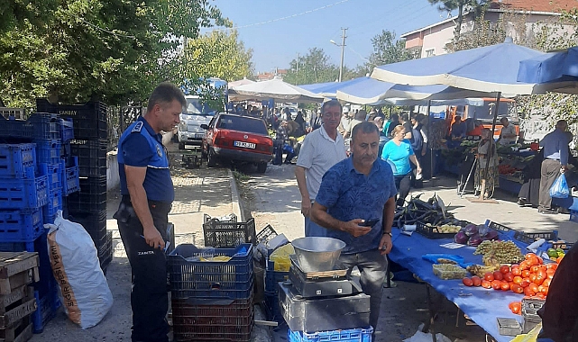 Pehlivanköy’de Pazar Denetimi Gerçekleştirildi