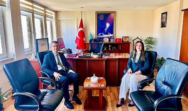 Pehlivanköy Kaymakamı Fatma Ballı’dan Babaeski Kaymakamı Tamer Orhan’a Hayırlı Olsun Ziyareti
