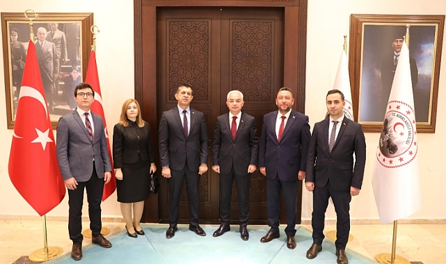 Tuğgeneral Ali Aydın Torun ve Büro Memur-Sen'den Vali Uğur Turan'a Ziyaret