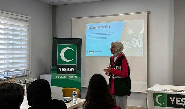 Yeşilay Kırklareli Şubesi’nden Gençlere Yönelik Etkinlik