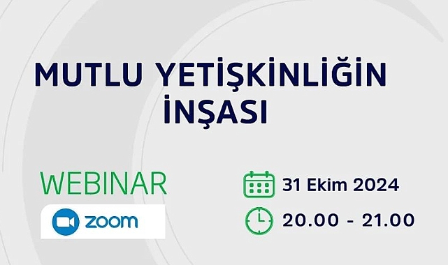 Yeşilay Kırklareli Şubesi'nden Ücretsiz Webinar Daveti: "Mutlu Yetişkinliğin İnşası"