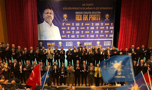AK Parti Lüleburgaz İlçe Kongresi Gerçekleşti, Abdussamed Kayalı Yeniden Başkan Seçildi
